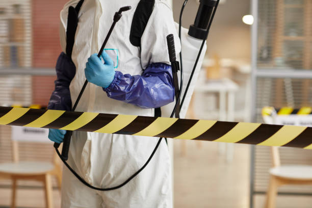 Professional Crime Scene Cleanup technician working in White Cloud, MI